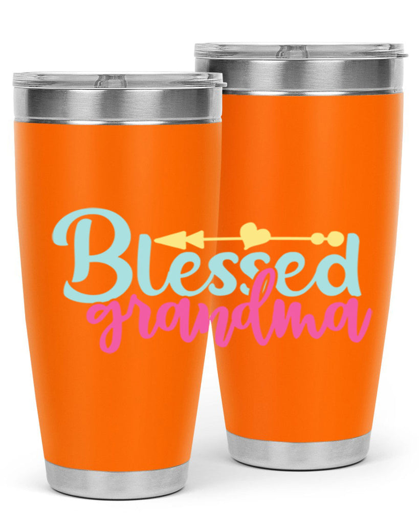 blessed grandma 63#- grandma - nana- Tumbler