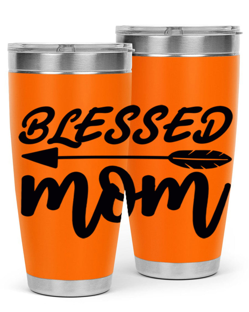 blessed mom 270#- mom- Tumbler