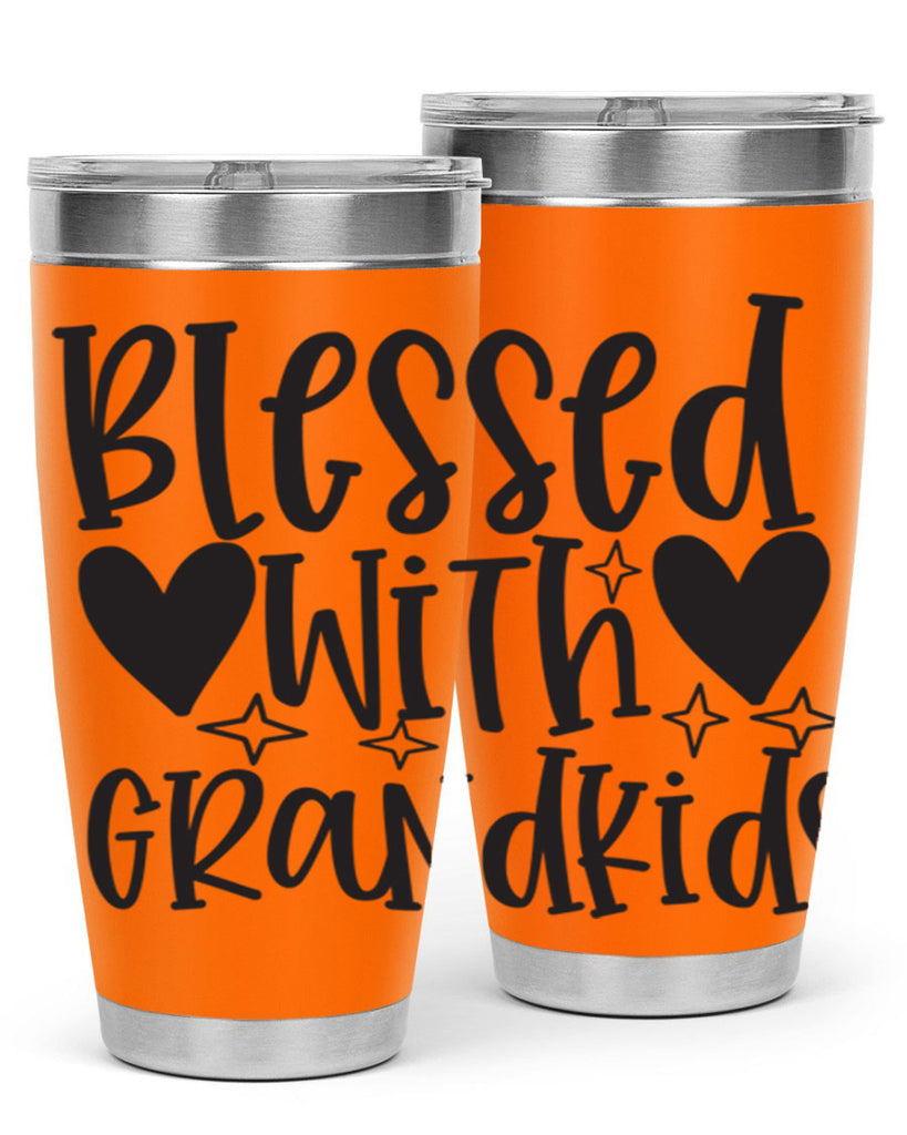 blessed with grandkids 415#- mom- Tumbler