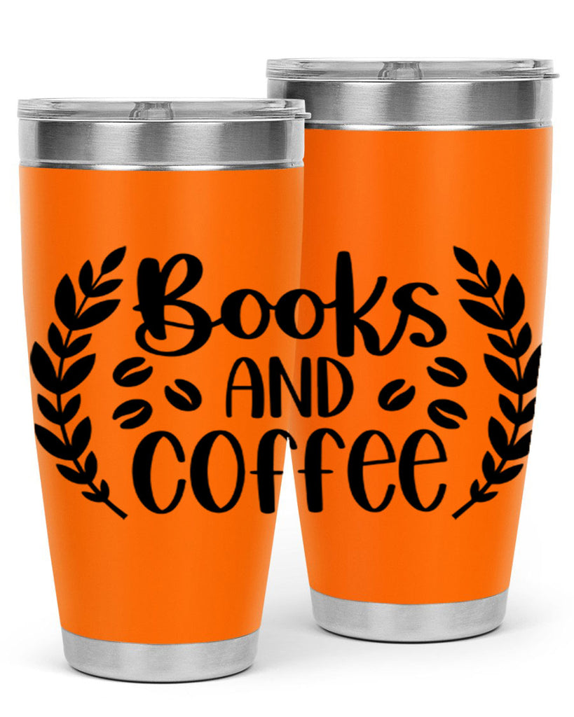 books and coffee 47#- reading- Tumbler