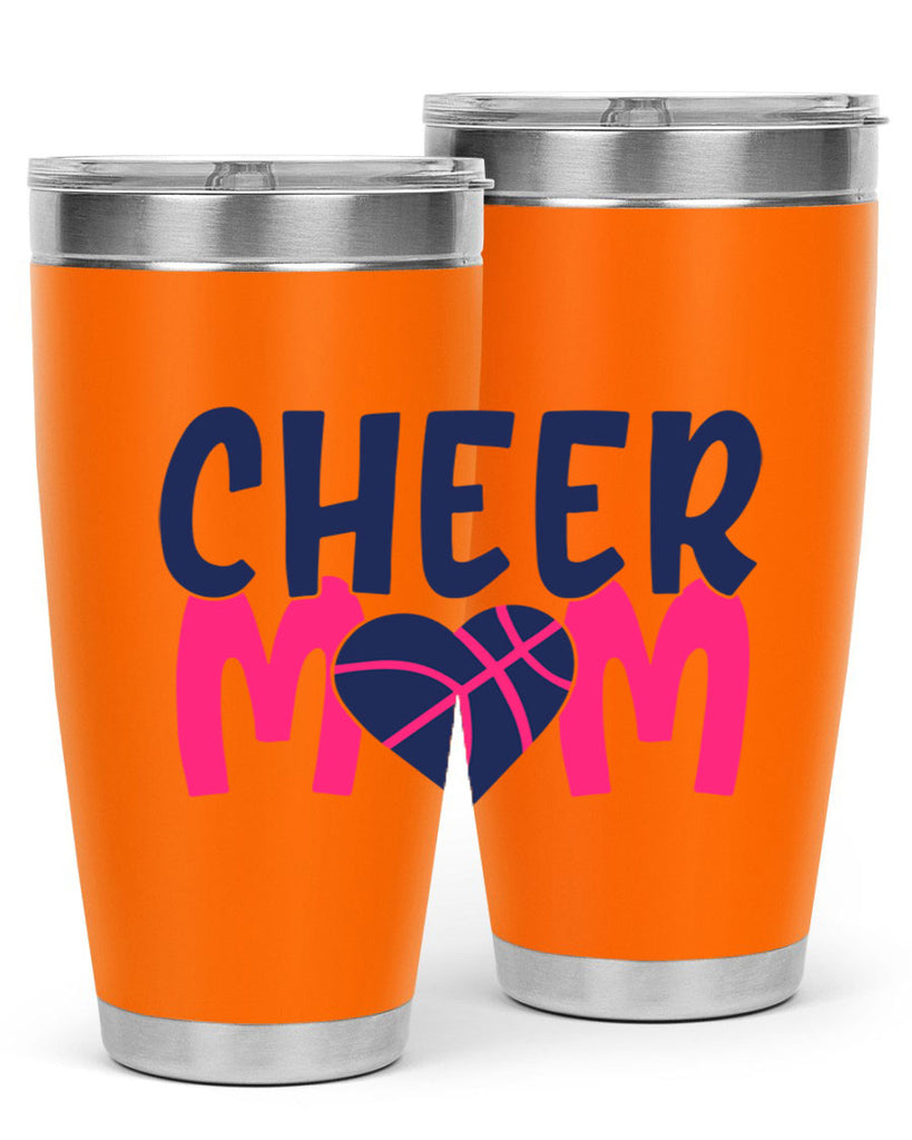 cheer mom 1746#- cheer- Tumbler