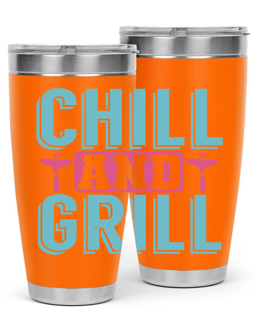 chill and grill 49#- bbq- Tumbler