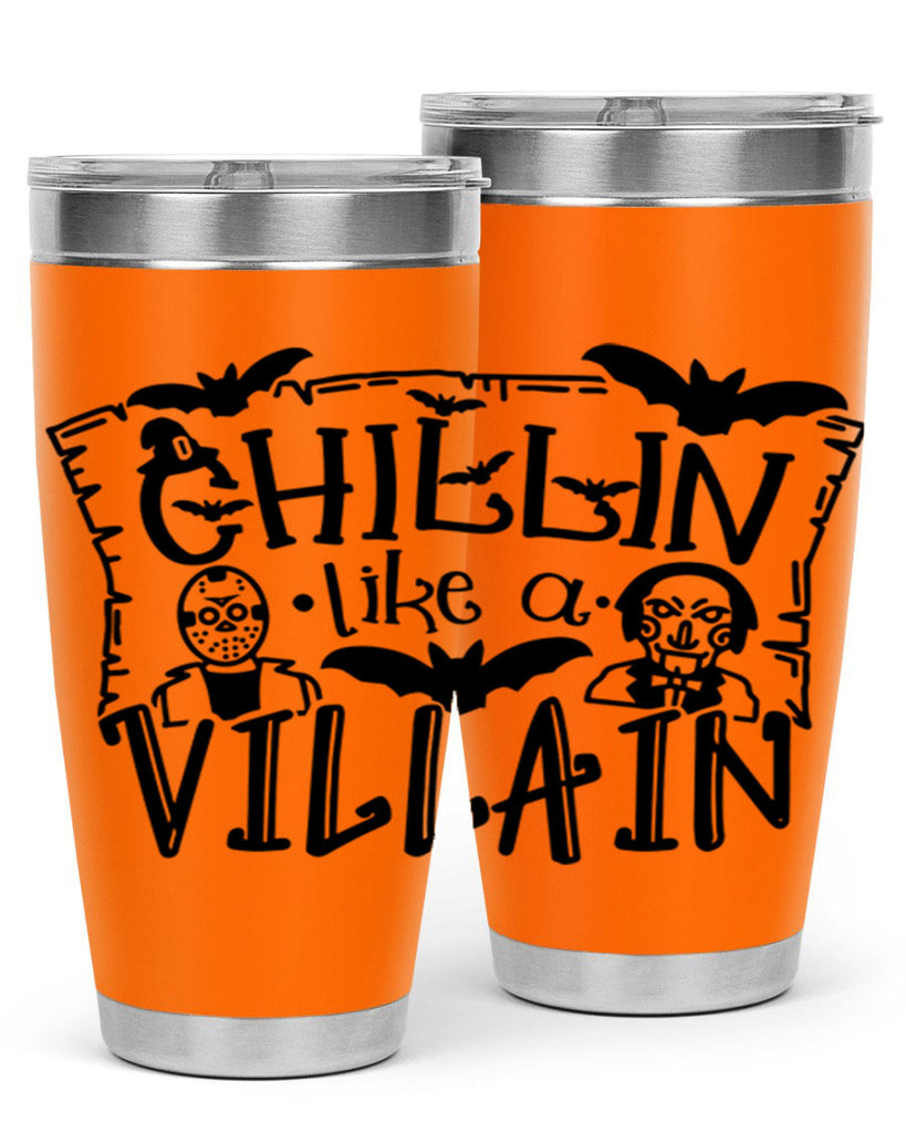 chillin like a villain 82#- halloween- Tumbler