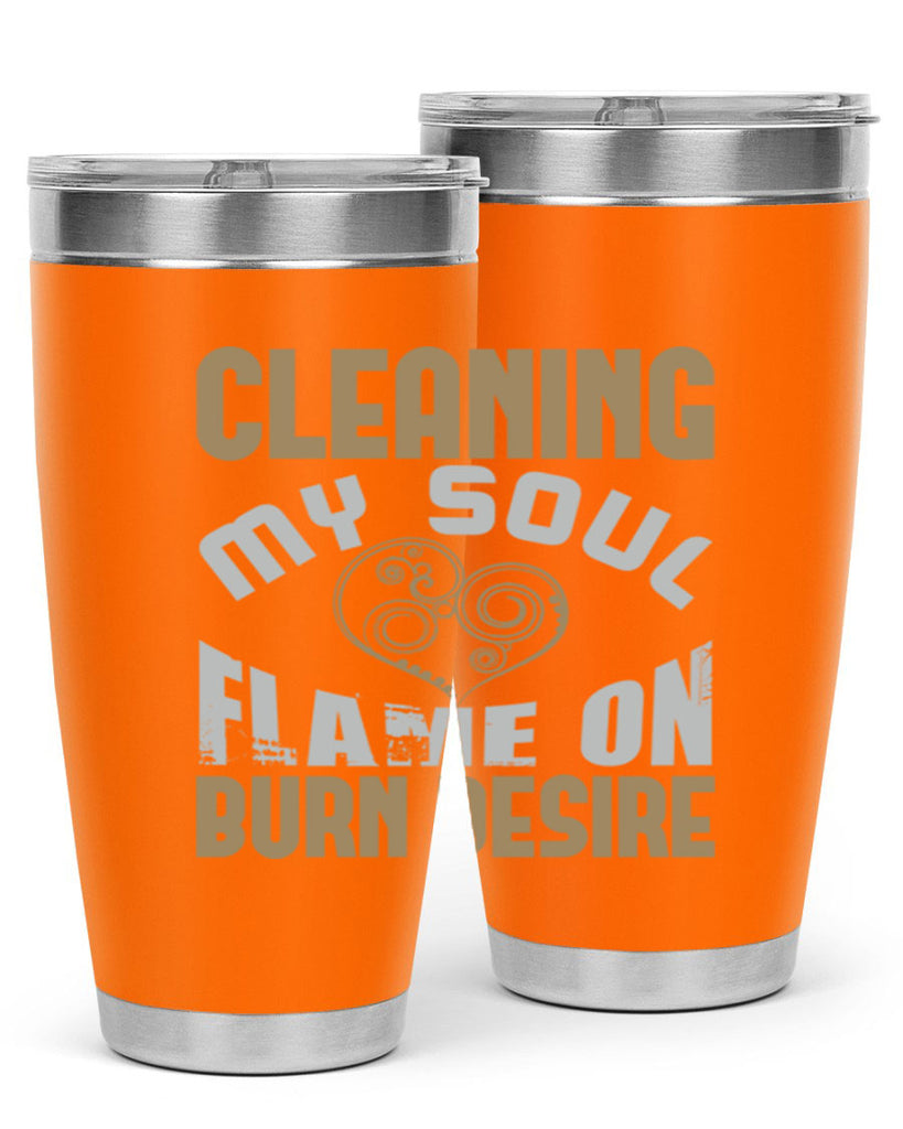 cleaning my sould flame on burn desire Style 43#- cleaner- tumbler