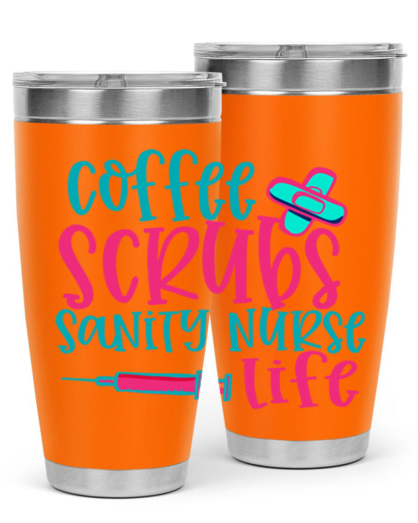 coffee scrubs sanity nurse life Style Style 207#- nurse- tumbler