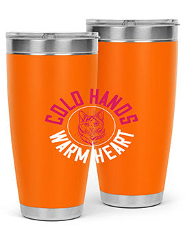 cold hands warm heart Style 42#- cat- Tumbler