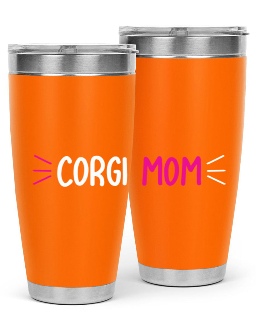 corgi mom 192#- mom- Tumbler