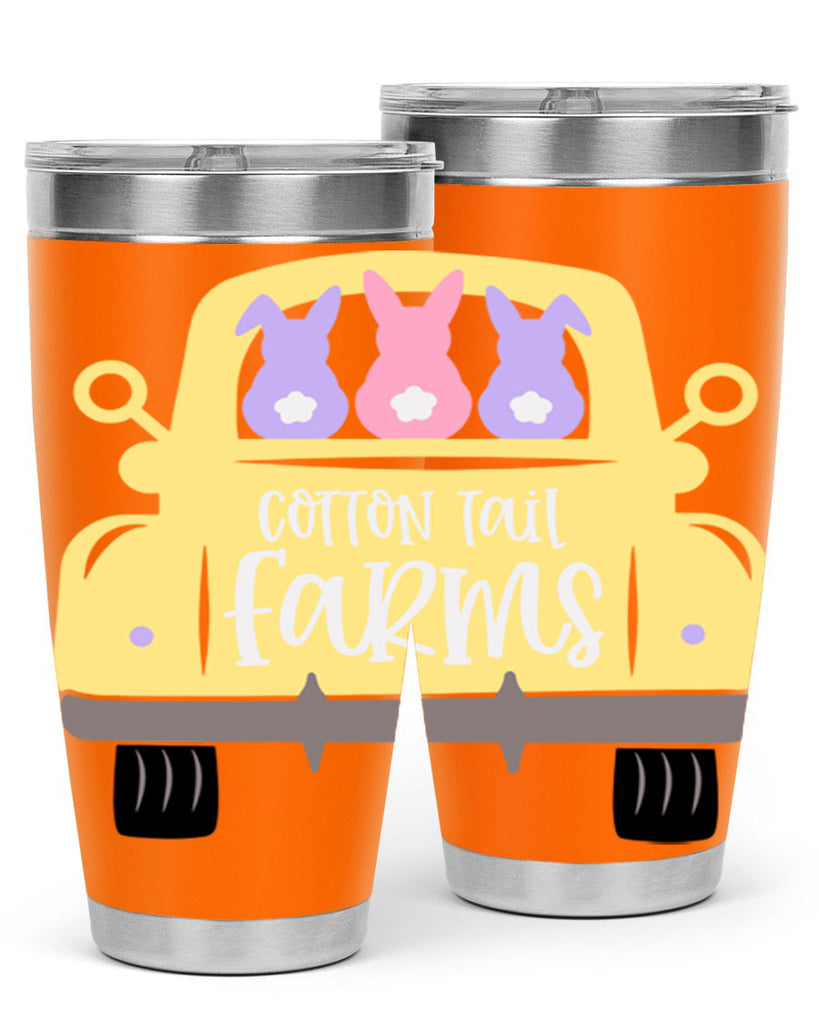 cotton tail farms 62#- easter- Tumbler