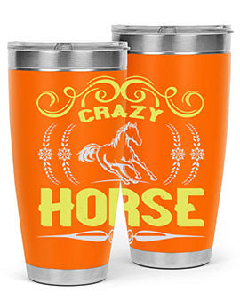 crazy horse Style 9#- horse- Tumbler