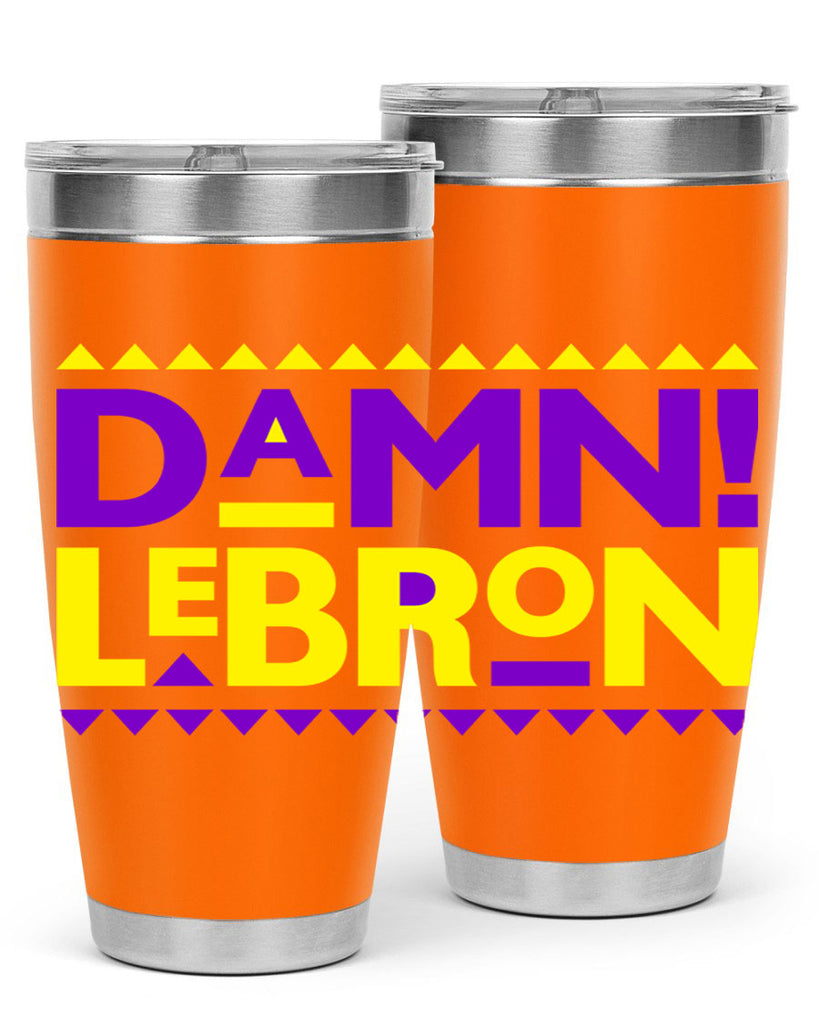damn lebron 177#- black words phrases- Cotton Tank