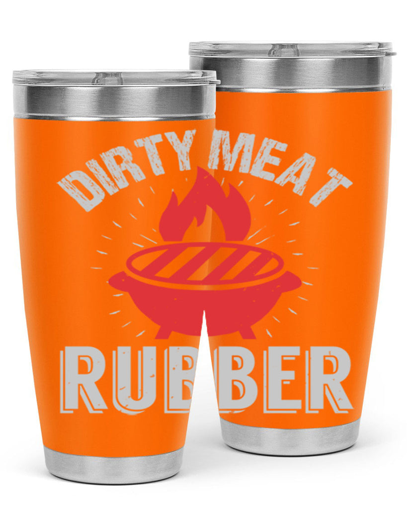 dirty meat rubber 46#- bbq- Tumbler