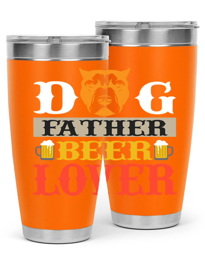 dog father beer lover 116#- beer- Tumbler