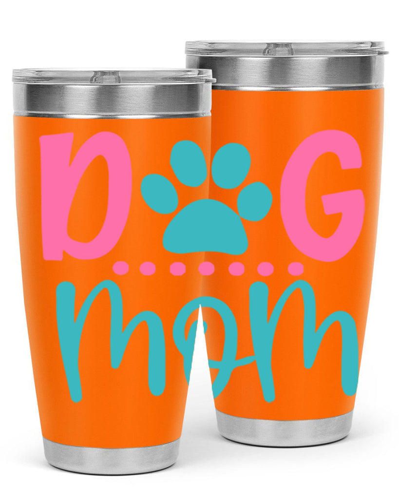 dog mom 348#- mom- Tumbler