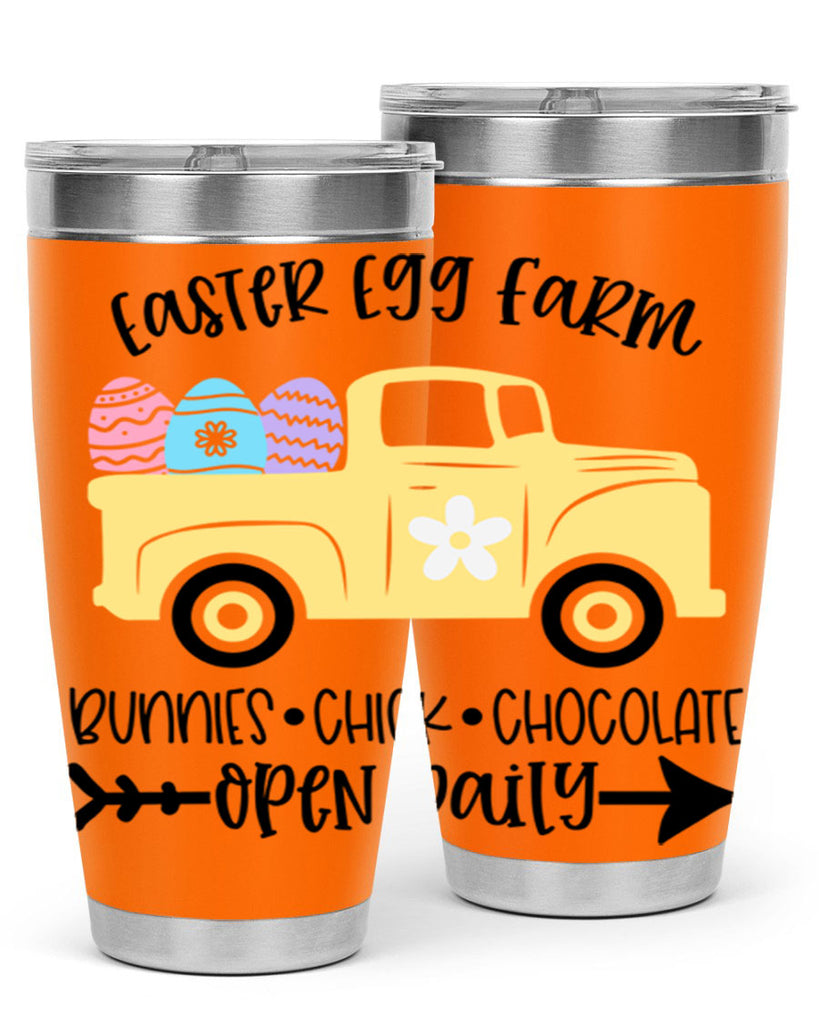 easter egg farm 58#- easter- Tumbler