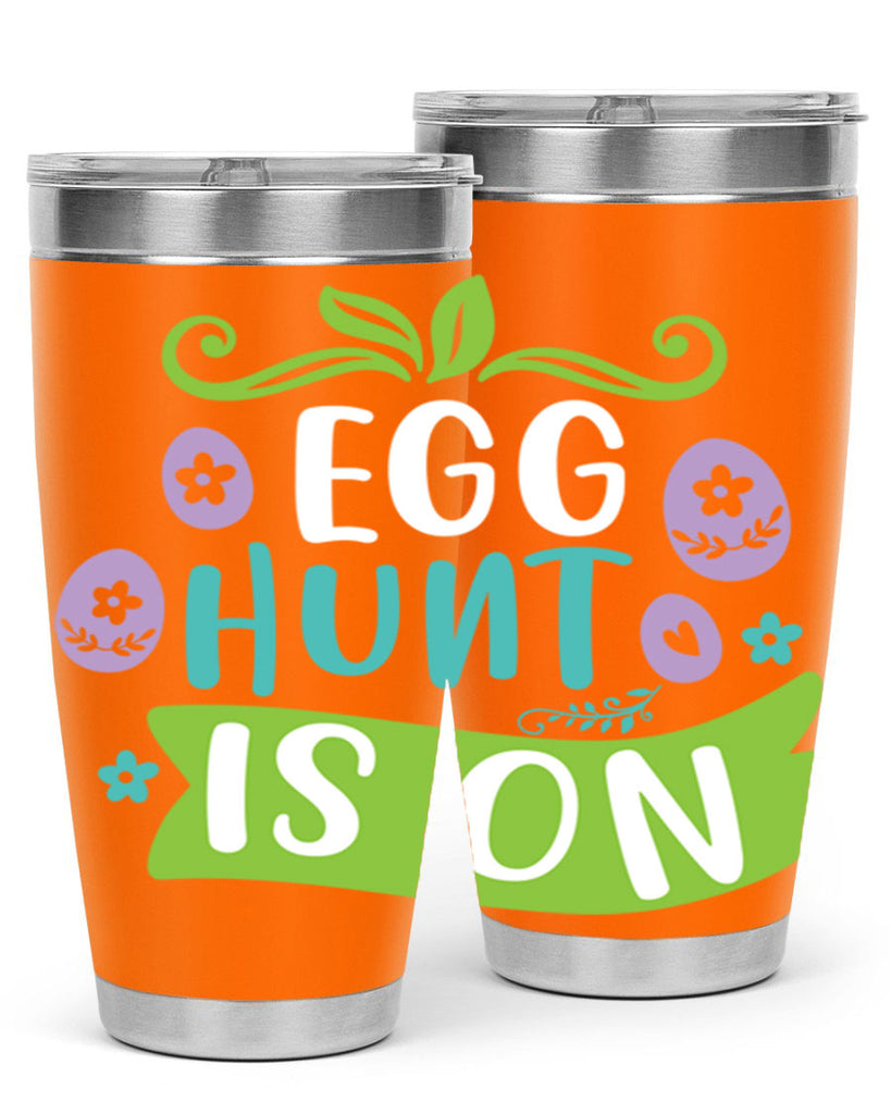 egg hunt is onn 95#- easter- Tumbler