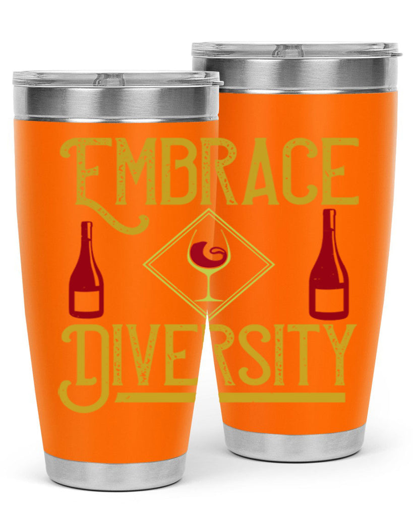 embrace diversity 218#- wine- Tumbler