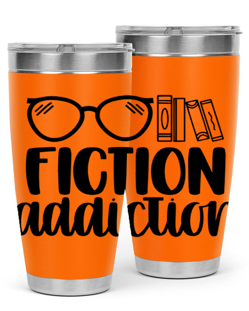 fiction addiction 40#- reading- Tumbler