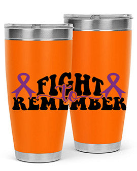 fight to remember 144#- alzheimers- Tumbler