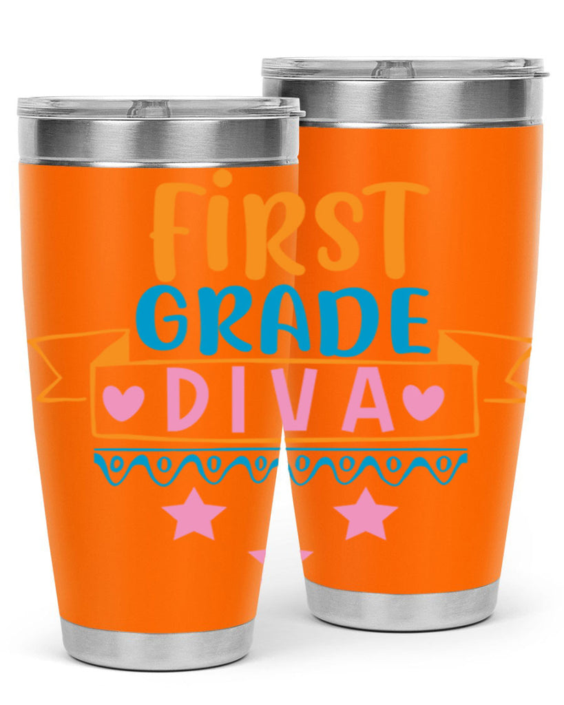 first grade diva 23#- 1st grade- Tumbler