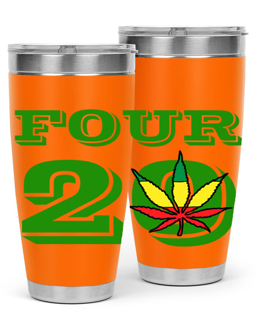 four twenty 87#- marijuana- Tumbler