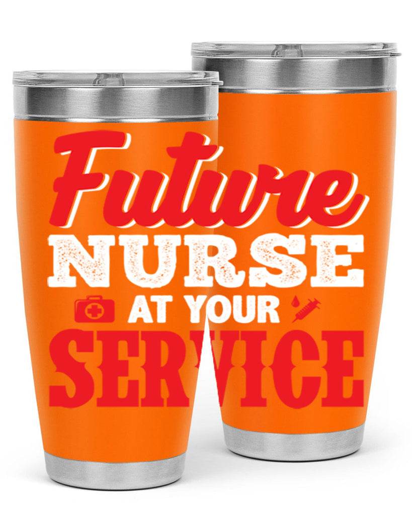 future nurse at your servicepng Style 241#- nurse- tumbler