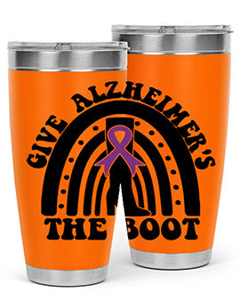 give alzheimer s the boot 154#- alzheimers- Tumbler