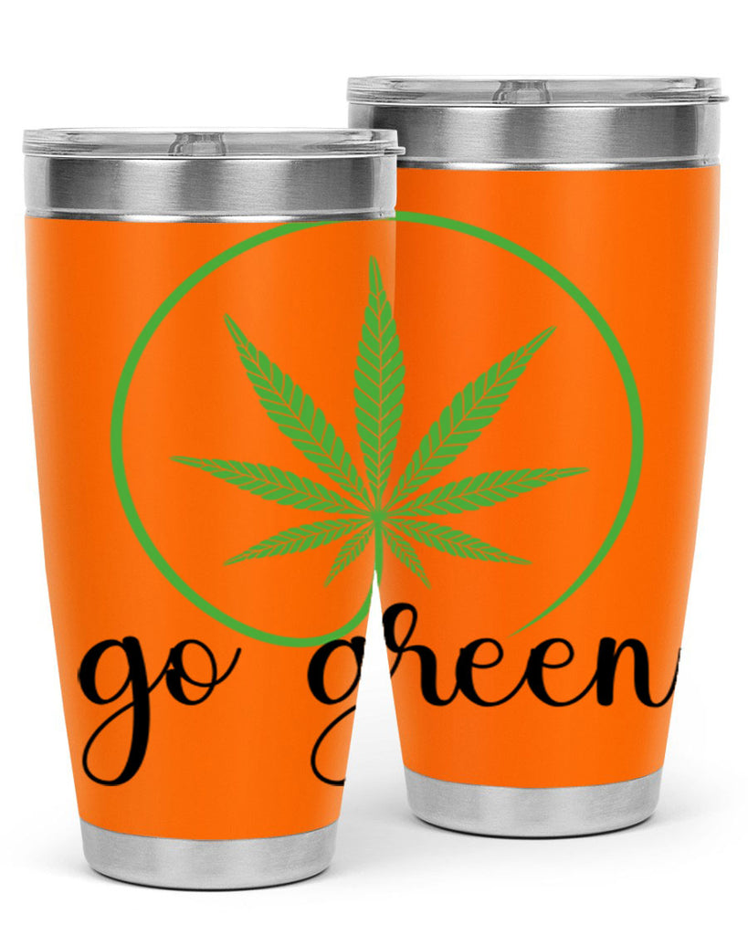 go green cannabis 92#- marijuana- Tumbler