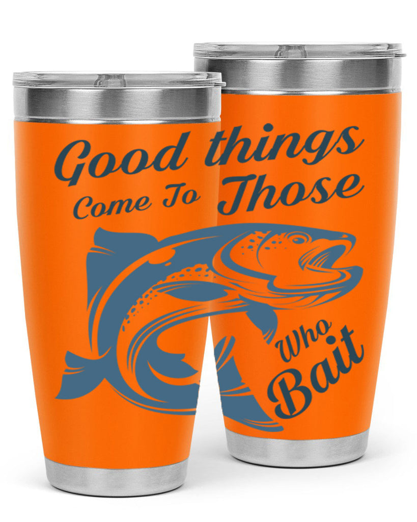 good things 127#- fishing- Tumbler