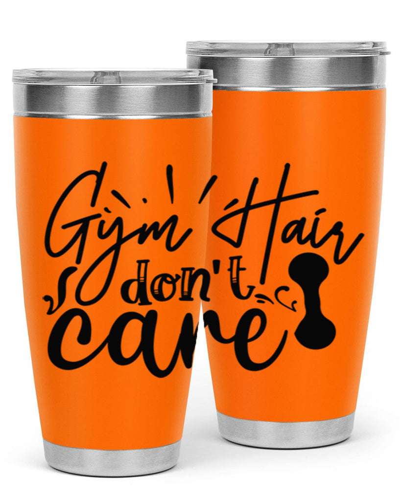 gym hair dont care 43#- gym- Tumbler