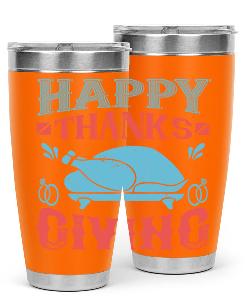 happy thanks giving 36#- thanksgiving- Tumbler