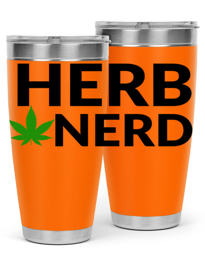 herb nerd 108#- marijuana- Tumbler