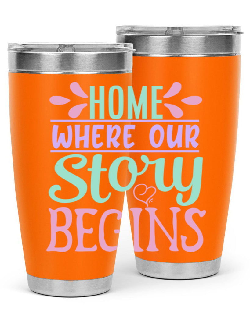 home where our story begins 23#- home- Tumbler