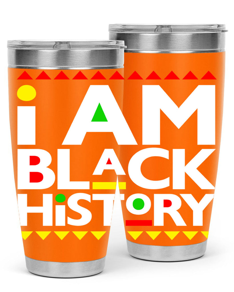 i am black  history 116#- black words phrases- Cotton Tank