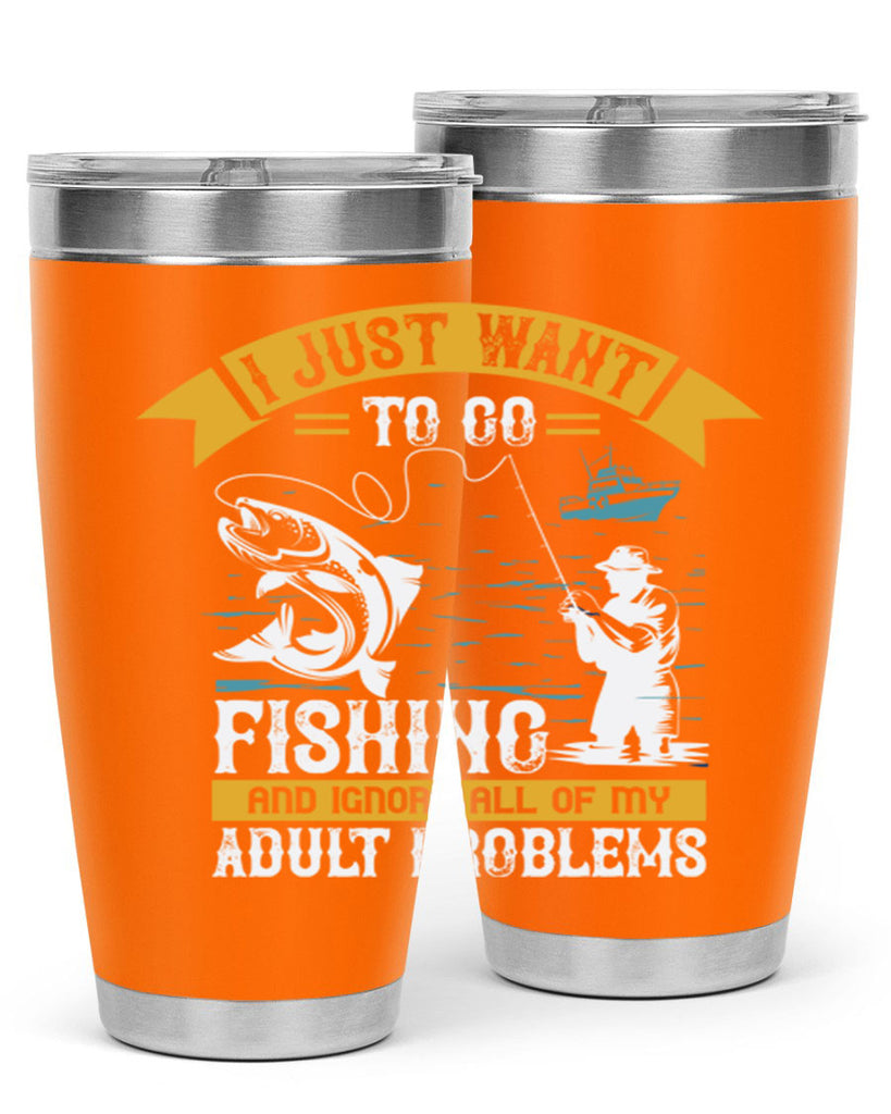 i just want to go fishing and ignore all of my 106#- fishing- Tumbler