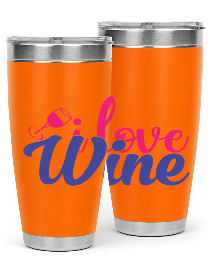 i love wine 402#- mom- Tumbler