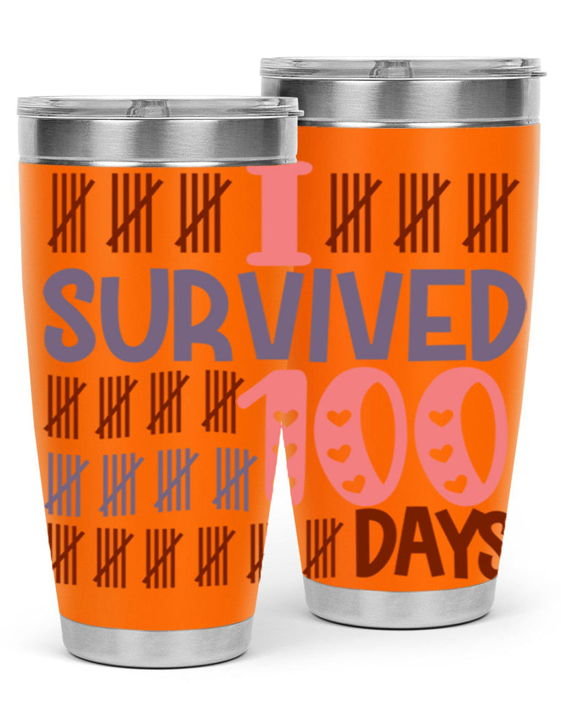 i survived 100 days 13#- 100 days of school- Tumbler