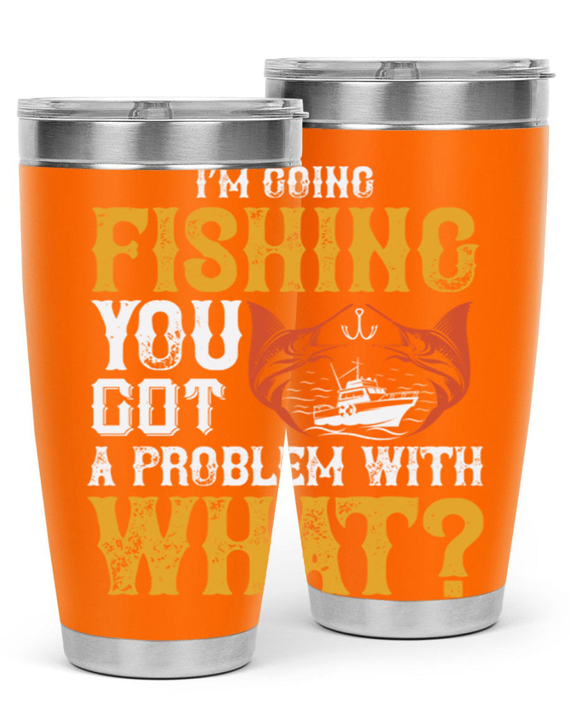 i’m going fishing 77#- fishing- Tumbler