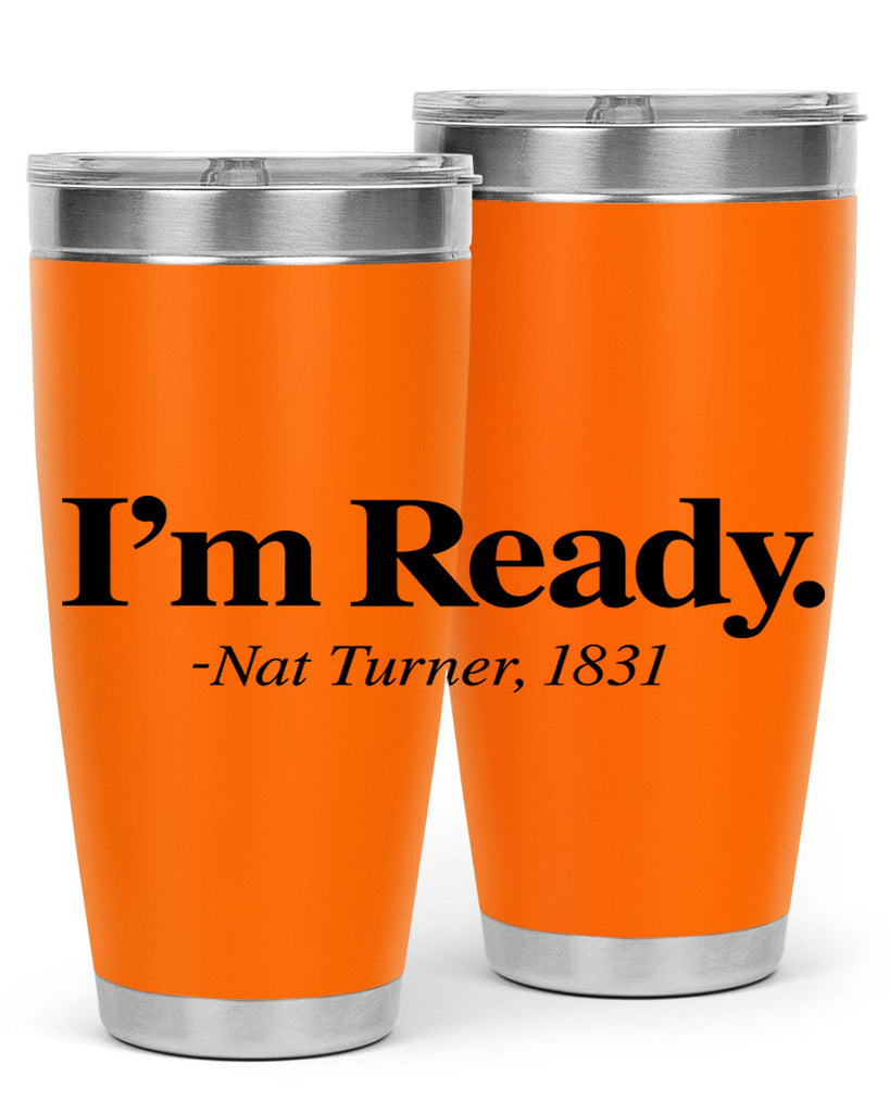 im  ready nat turner 110#- black words phrases- Cotton Tank