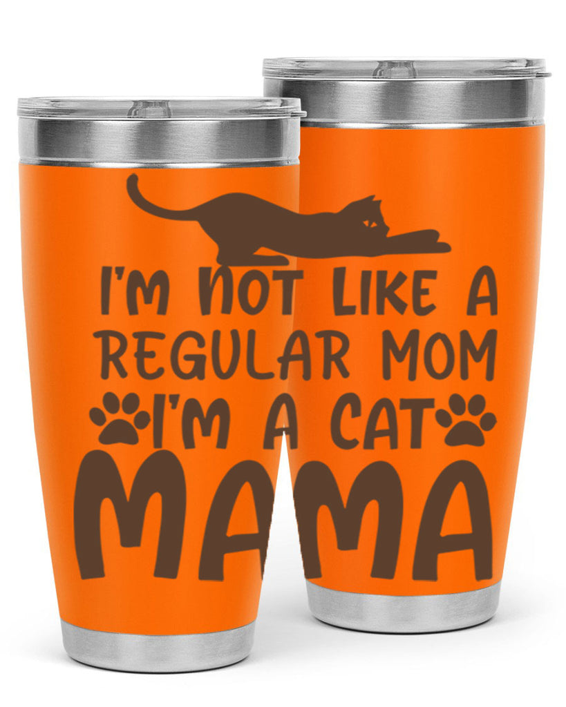 im not like a regular mom im a cat mama 256#- mom- Tumbler