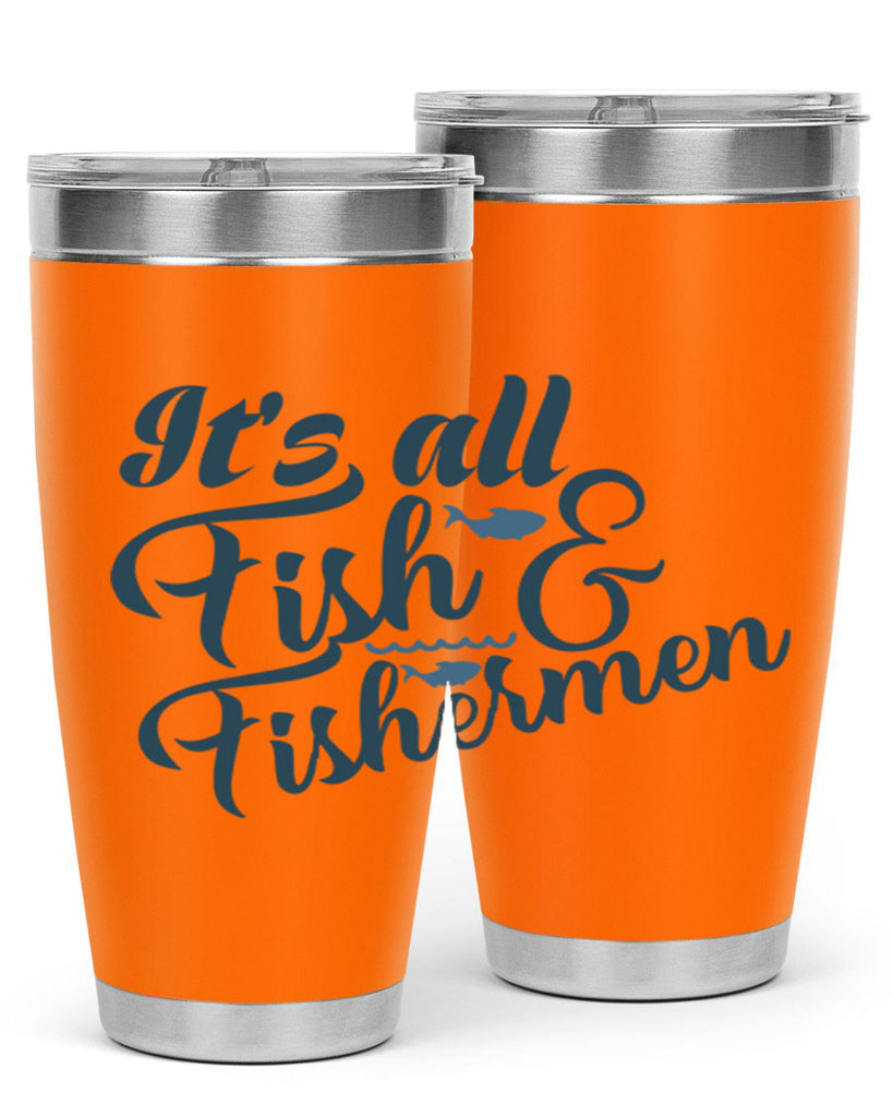 its all fish 80#- fishing- Tumbler