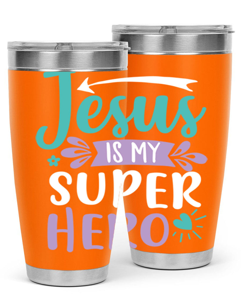 jesus is my superhero 71#- easter- Tumbler