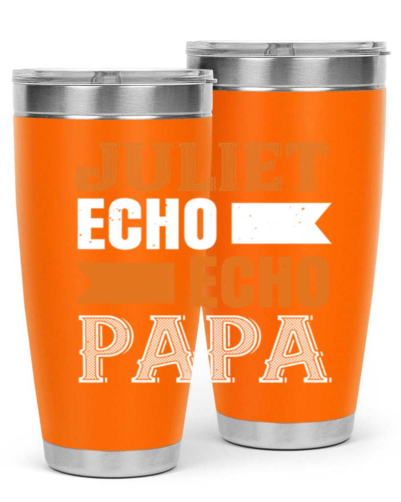 juliet echo echo papa 30#- grandpa - papa- Tumbler