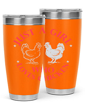 just a girl who loves chicken Style 3#- chicken- Tumbler