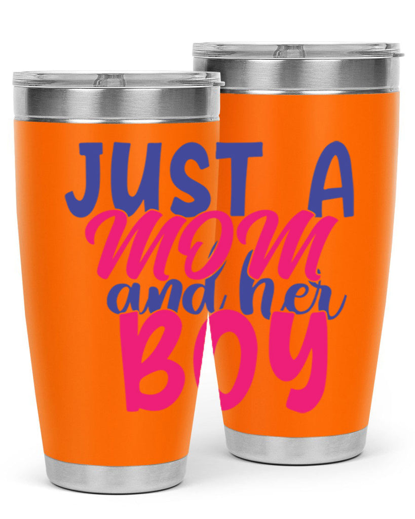 just a mom and her boy 392#- mom- Tumbler