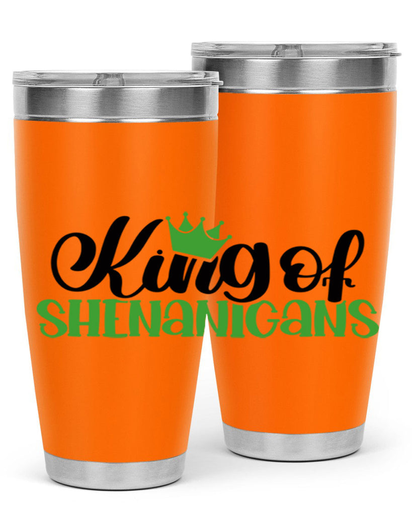 king Of Shenanigans Style 74#- St Patricks Day- Tumbler