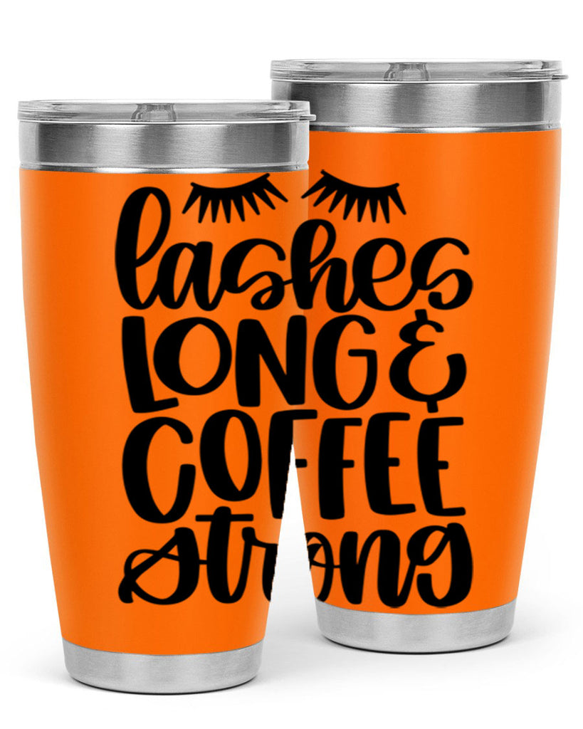 lashes long coffee strong 81#- coffee- Tumbler