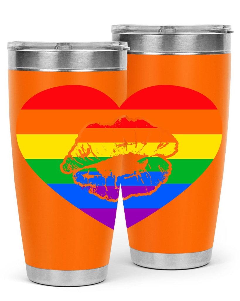 lgbt rainbow cool lip lgbt 96#- lgbt- Tumbler