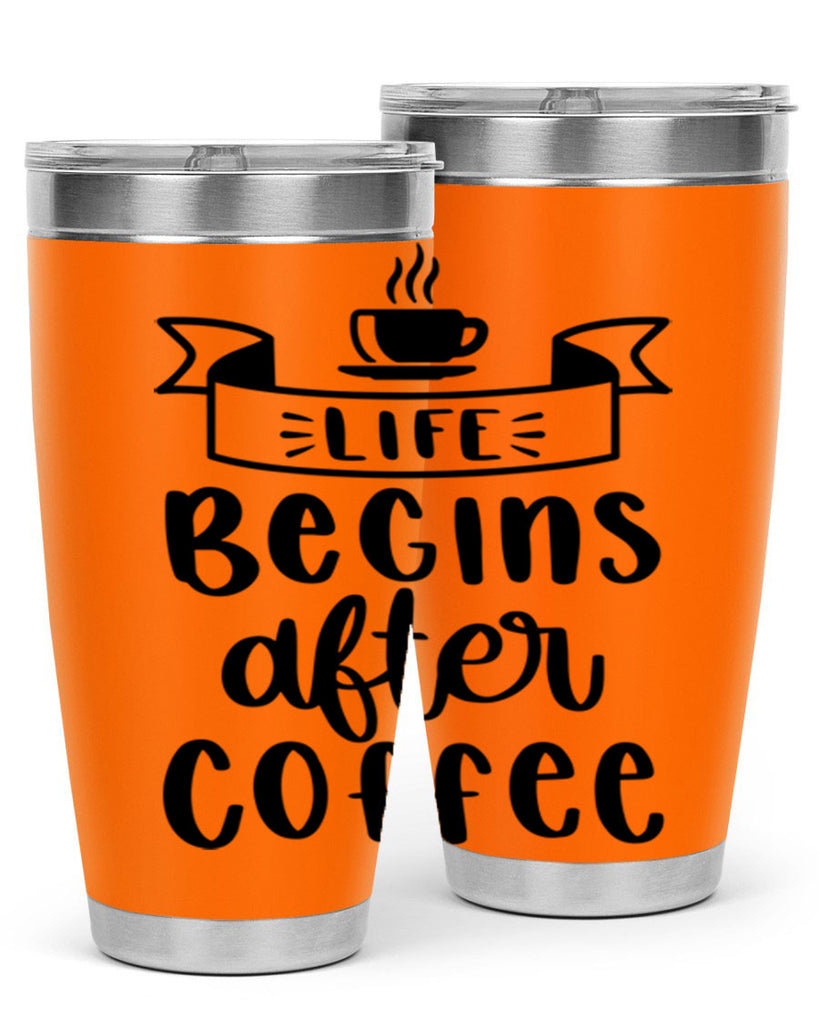 life begins after coffee 79#- coffee- Tumbler