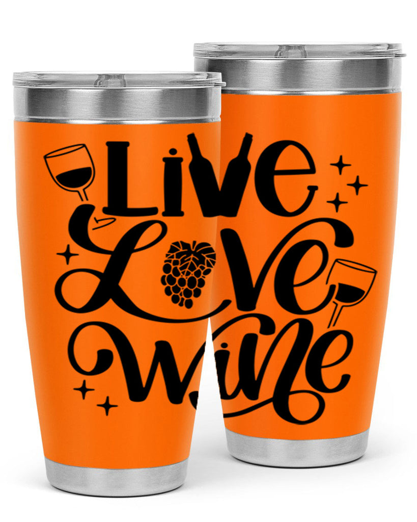 live love wine 43#- wine- Tumbler