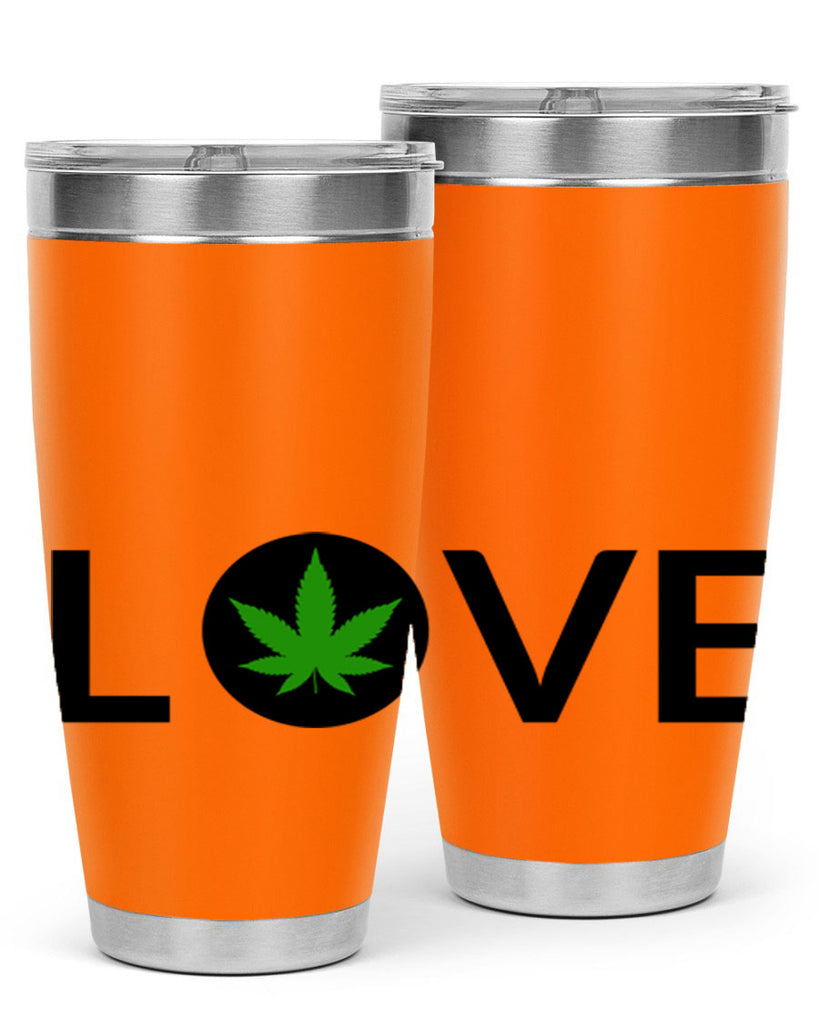 love cannabis 189#- marijuana- Tumbler